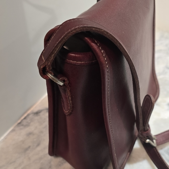 Coach Rich Dark Brown Vintage Leather Shoulder/Crossbody Bag - Picture 2 of 15